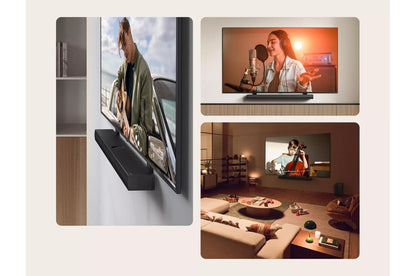 Barra de Sonido LG cine en casa de 500W 5.1.1canales con Dolby Atmos y altavoces traseros
