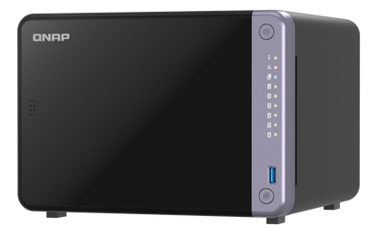 Unidad NAS QNAP CPU ARM Alpine AL524 Quad Core 2.0GHz 4GB RAM RJ45 10GbE 6 Bahias 3.5" Linux Sin Discos