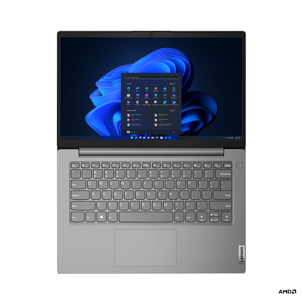 Laptop Lenovo V14 G4 AMN AMD Ryzen 5 7520U Non Touch Windows 11 Pro 64 16 GB 1x512GB SSD Wi Fi 6 2x2 AX 1CourierCarryin