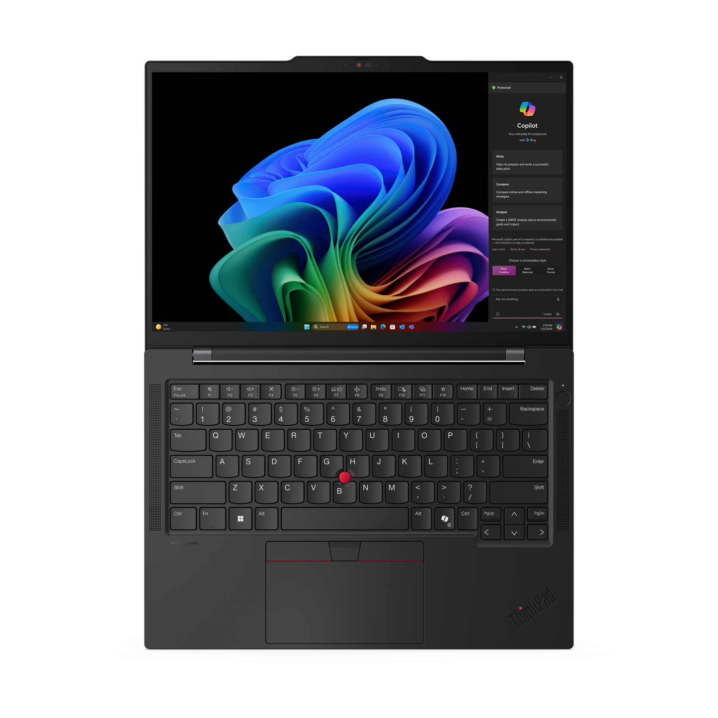 Laptop Lenovo ThinkPad T14s 14" Snapdragon X1E 32GB SSD 512GB Adreno GPU Win11 Pro 3 años NBD