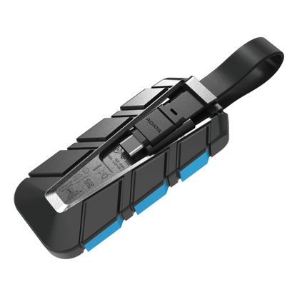 Unidad de Estado Sólido SSD Adata Portátil SC740 500GB USB 3.2 Color Azul