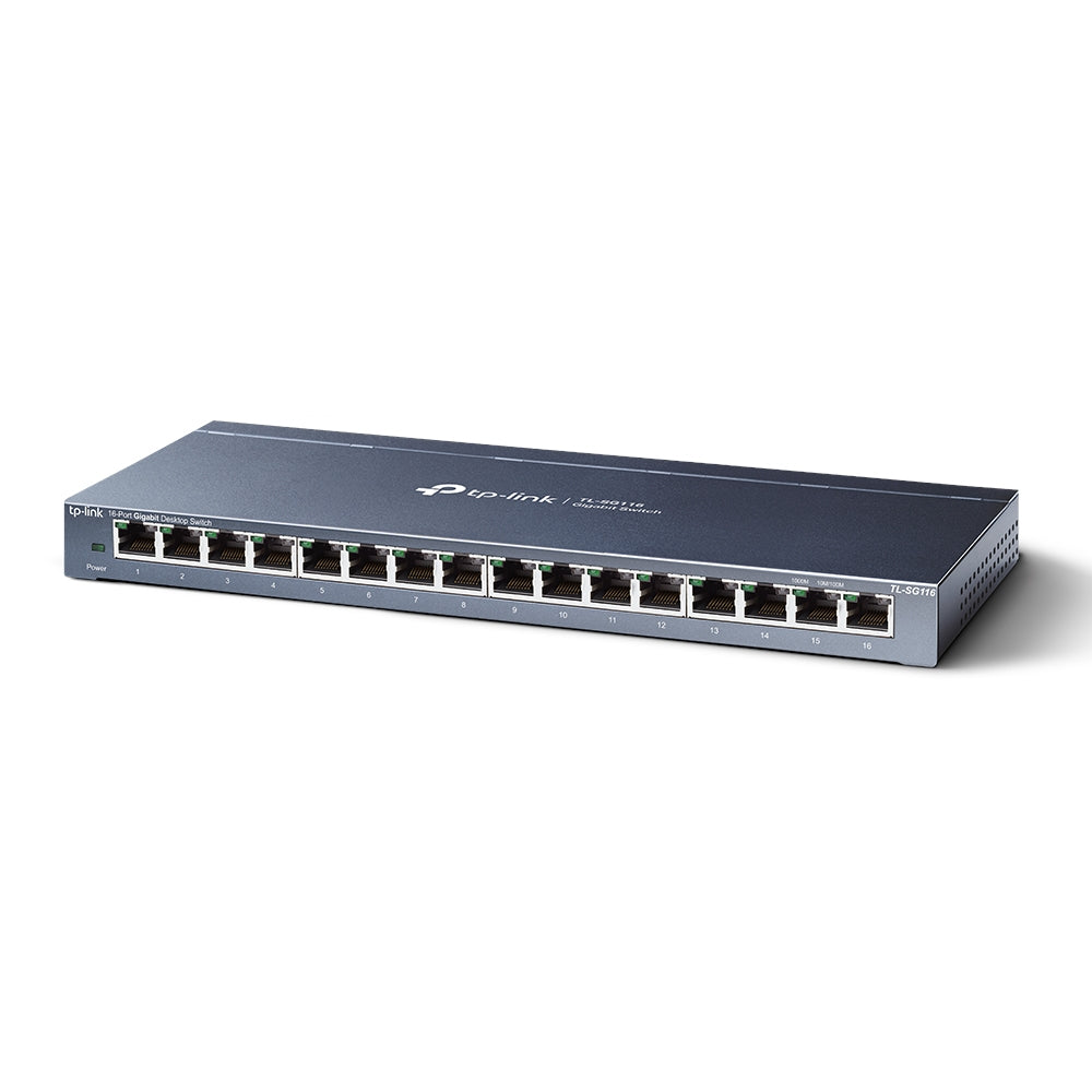 Switch para escritorio Tp-link de 16 puertos Gigabit