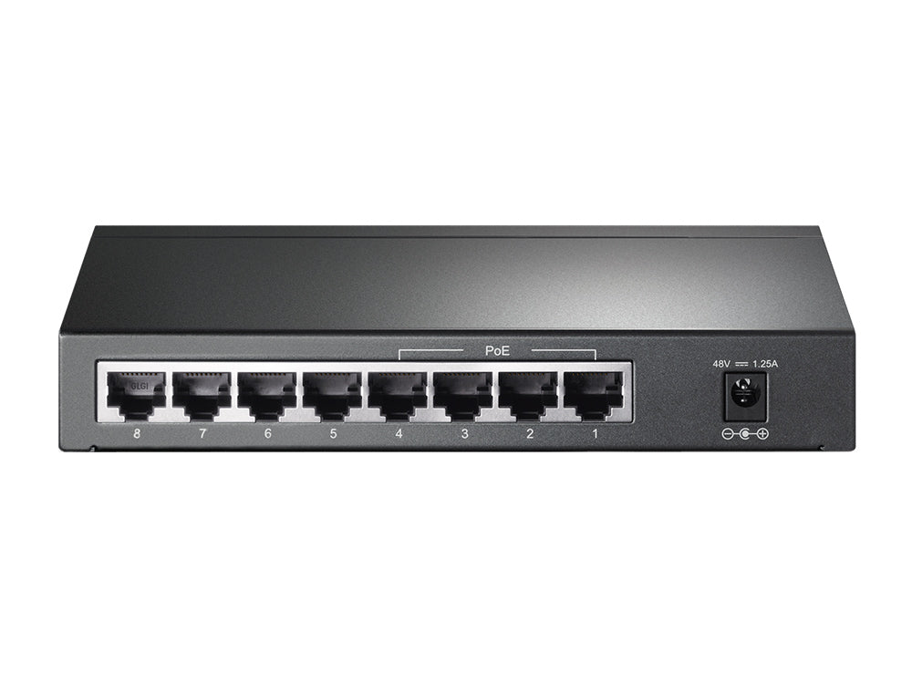 Switch TP-Link 8-Port Gigabit Desktop 4-Port PoE PORT 4× Gigabit PoE Ports 4× Gigabit Non-PoE Ports