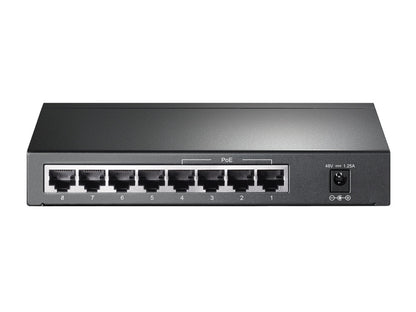 Switch TP-Link 8-Port Gigabit Desktop 4-Port PoE PORT 4× Gigabit PoE Ports 4× Gigabit Non-PoE Ports