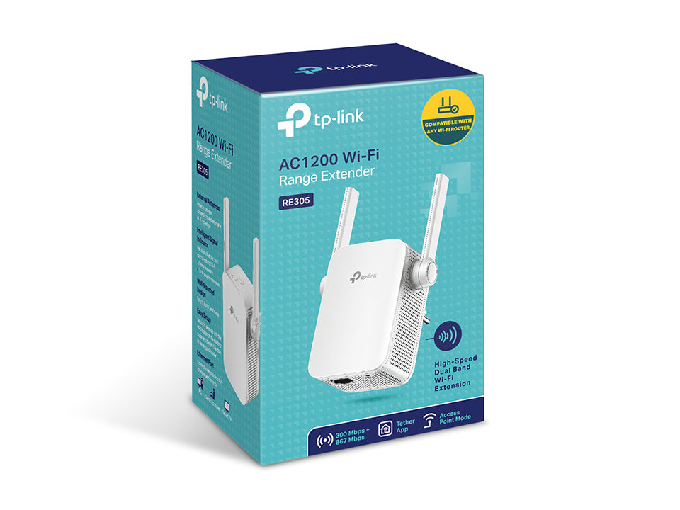 EXTENSOR RANGO TP-LINK WIRELESS AC1200