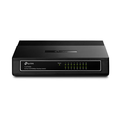 SWITCH DE ESCRITORIO TP-LINK CON 16 PUERTOS FAST ETHERNET 8