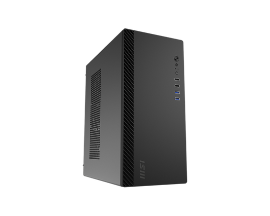 Gabinete MSI PRO SHIELD M100P Torre Media ATX Diseño de Alto Flujo de Aire Negro