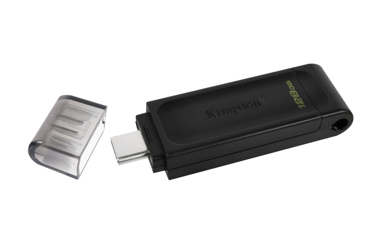 Memoria USB Kingston DataTraveler 70 128GB USB-C Color Negro