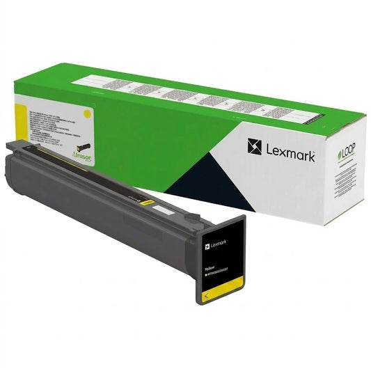Toner Lexmark color Amarillo para 47k paginas del programa de devolucion para CX950 951 y 833
