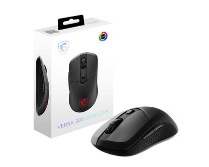 Mouse MSI Versa 300 Wireless  8000 DPI RGB Inalambrico RGB BLACK