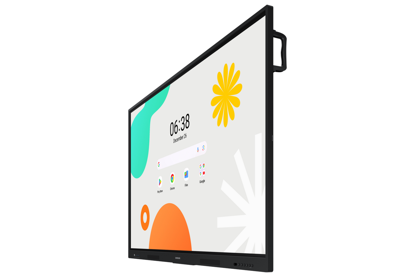 Pantalla Samsung E Board WAF 75" Interactiva 40 Multi Touch Android OS 14 UHD Resolución 3840x2160 350 Nits