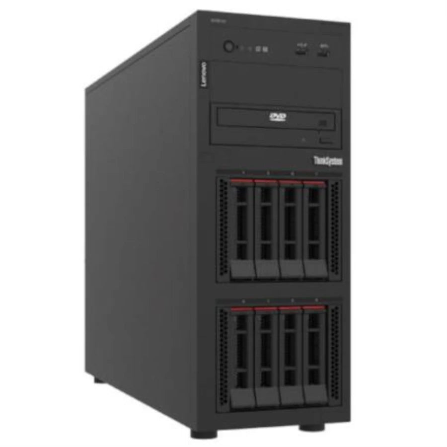 Servidor Lenovo ThinkSystem ST250 V3 1xIntel Xeon E-2468 8C 2.6GHz 65W 1x32GB 2Rx8 ThinkSystem RAID 5350-8i PCIe 12Gb Internal Adapter 2x800W