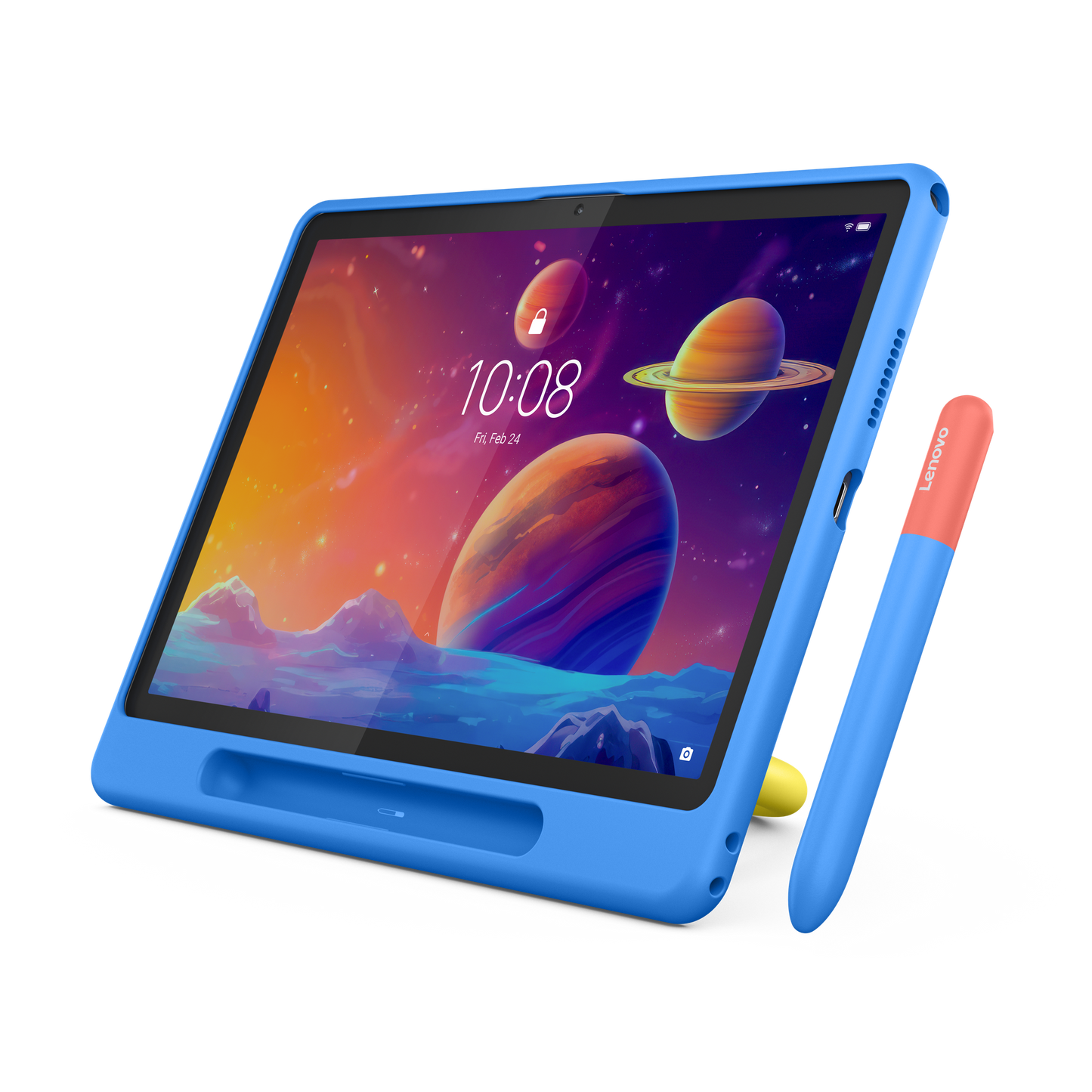 Tablet Lenovo Tab 10.1 MediaTek Helio G85 4GB 64 GB Android 14 Incluye Funda y Pluma Color Gris Luna