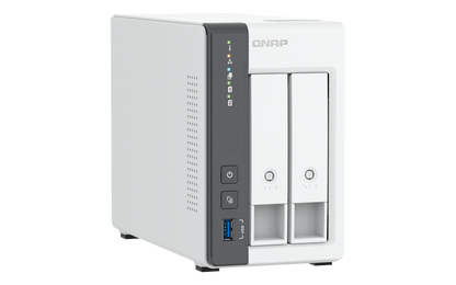 Unidad Almacenamiento NAS QNAP CPU ARM Cortex A55 Quad Core 2.0GHz 4GB RAM RJ45 2.5GbE 2 Bahias 3.5 Linux Sin Discos