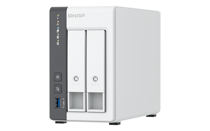 Unidad Almacenamiento NAS QNAP CPU ARM Cortex A55 Quad Core 2.0GHz 4GB RAM RJ45 2.5GbE 2 Bahias 3.5 Linux Sin Discos