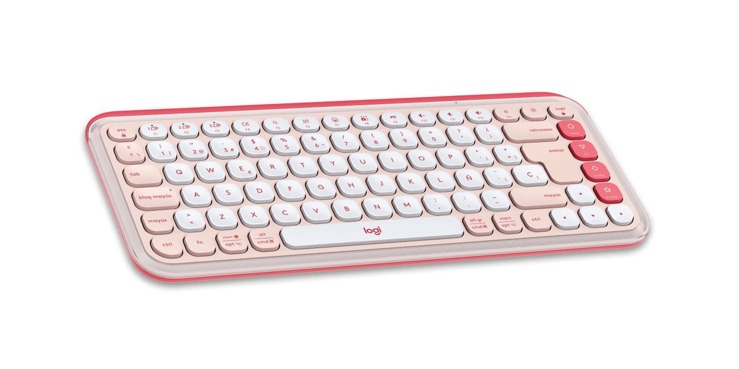 Teclado y Mouse Logitech Pop Icon Rosa
