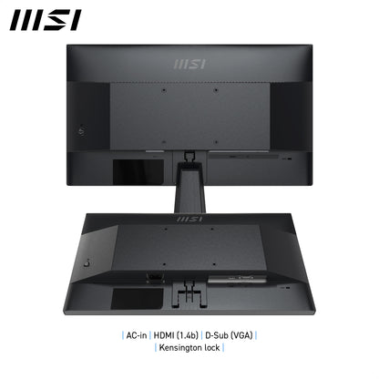 Monitor MSI PRO MP225V 21.4 " LED 1920x1080 Full HD 100Hz HDMI Negro
