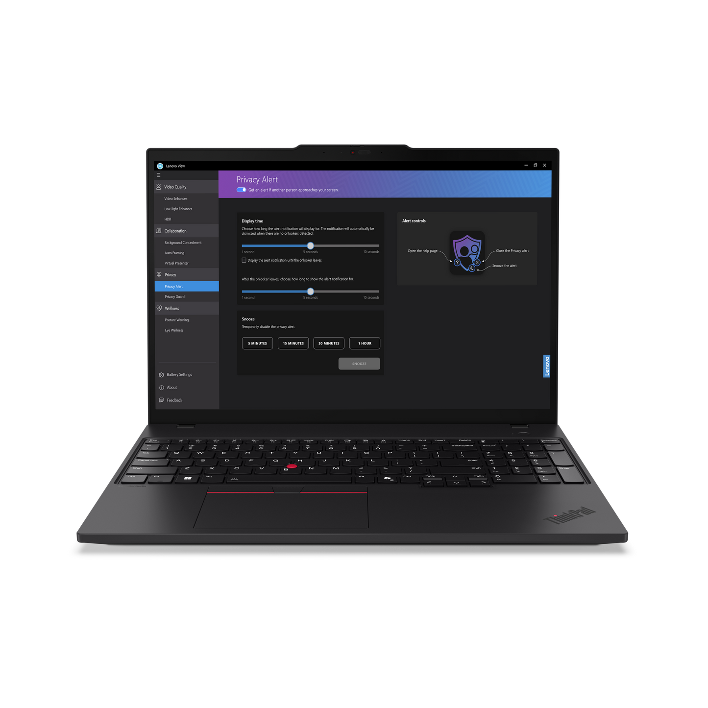 Laptop Lenovo ThinkPad T16 G3 16" Intel Core Ultra 5 125U Win 11 Pro 64 16 GB 512GB SSD 3YR Premier Support Negro