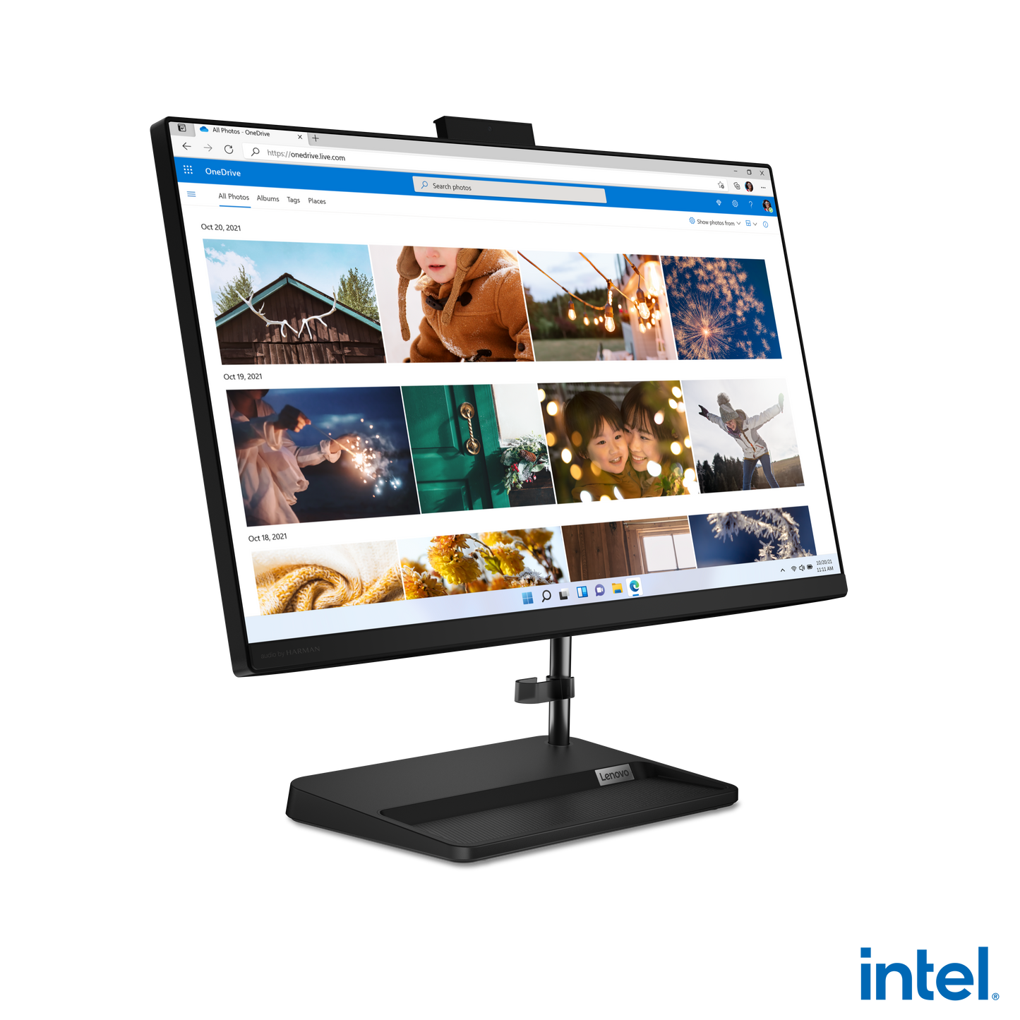 All in One Lenovo IdeaCentre 3 24IAP7 23.8 in Intel Celeron 7305 1.10GHz 8GB 256GB SSD Windows 11 Home 64bits