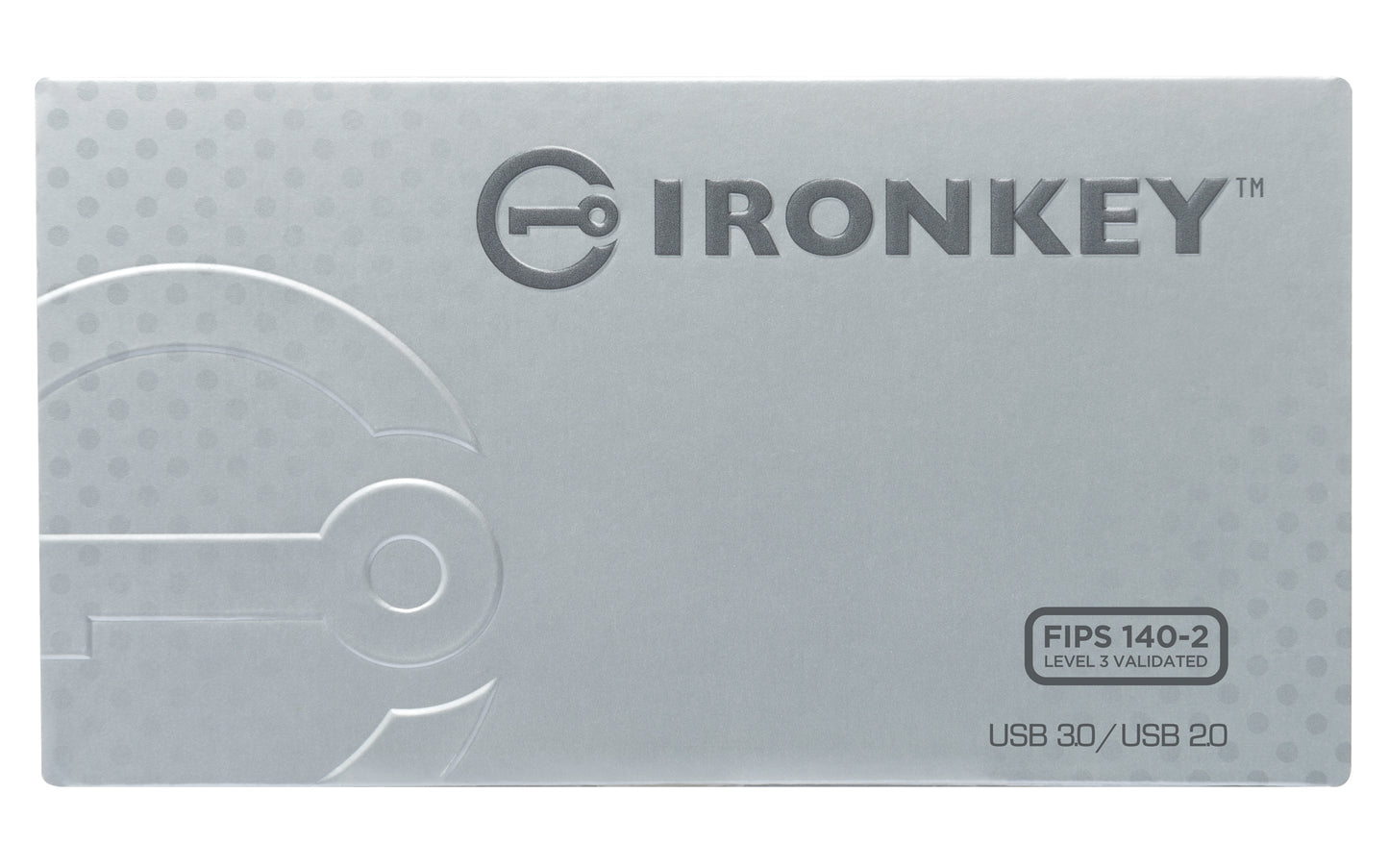 Memoria USB Kingston IronKey S1000 Flash 32GB Encriptado Criptochip Integrado Color Plata
