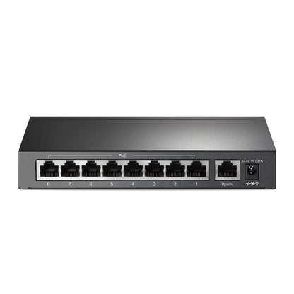 Switch TP-Link 9-Port 10/100 Mbps Desktop Switch with 8-Port PoE 8× 10/100 Mbps PoE Ports 1× 10/100 Mbps Non-PoE Ports