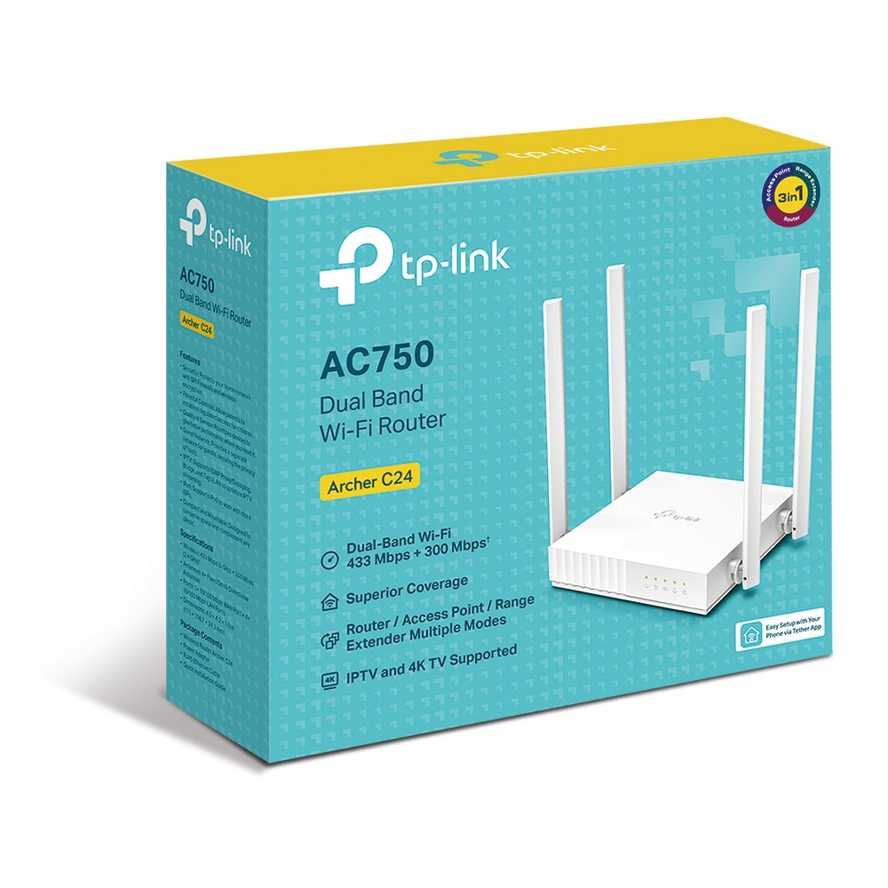 Router Wi-Fi Tp-link de doble banda AC750