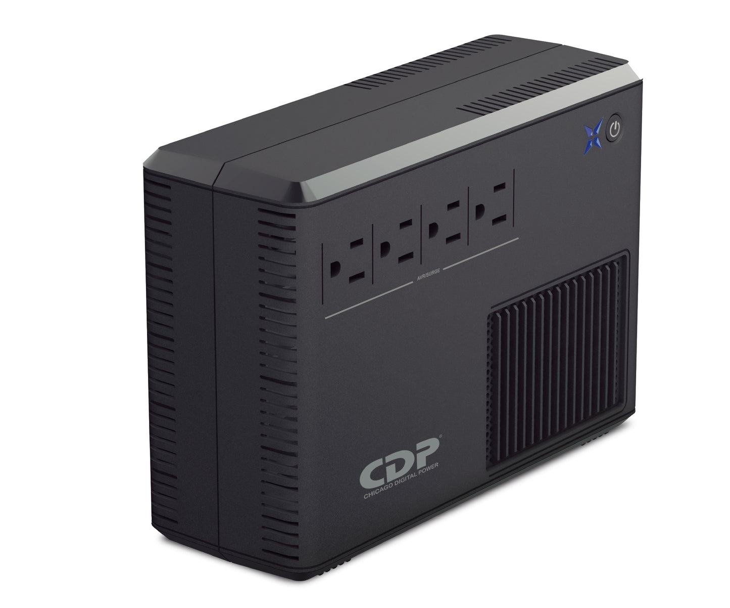 Regulador CDP UPS Interactiva (NO-BREAK) 600VA/300WATSS  con 4 Contactos