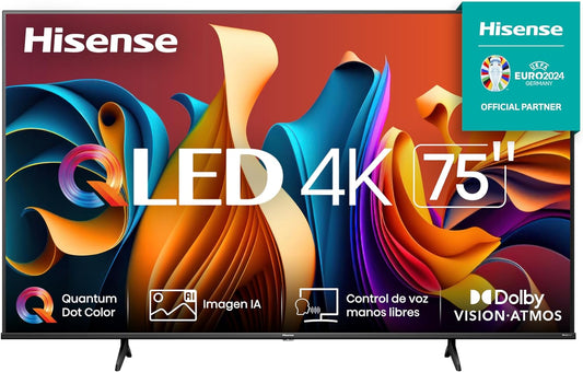 Televisor Hisense QD6N 75 4K Smart Google TV WiFi/HDMI/USB 3840 2160 RGB