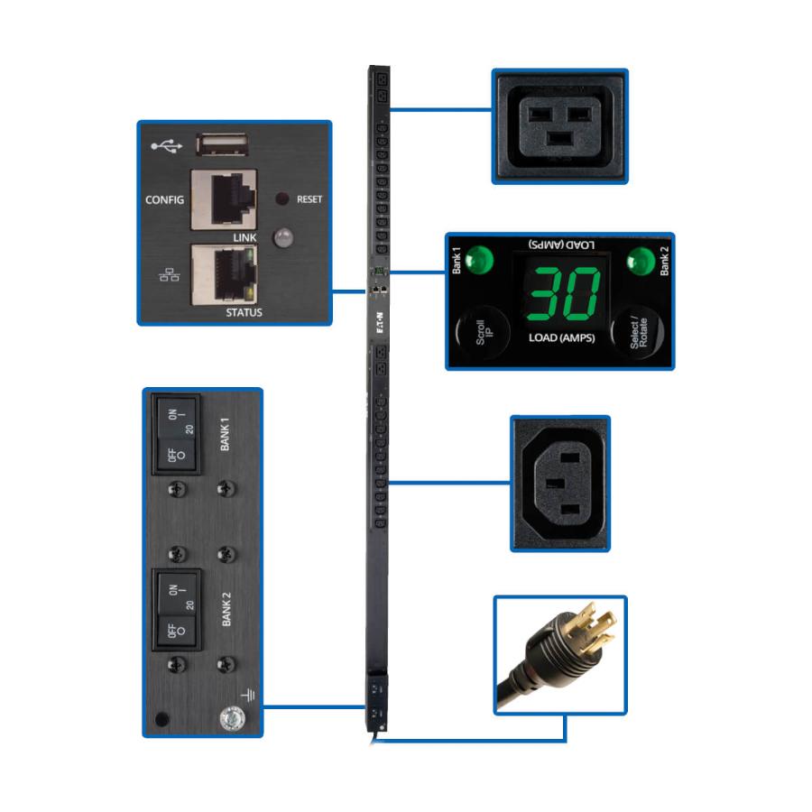 Pdu Tripp Lite Monofasico Monitoreable 5/5.8kw