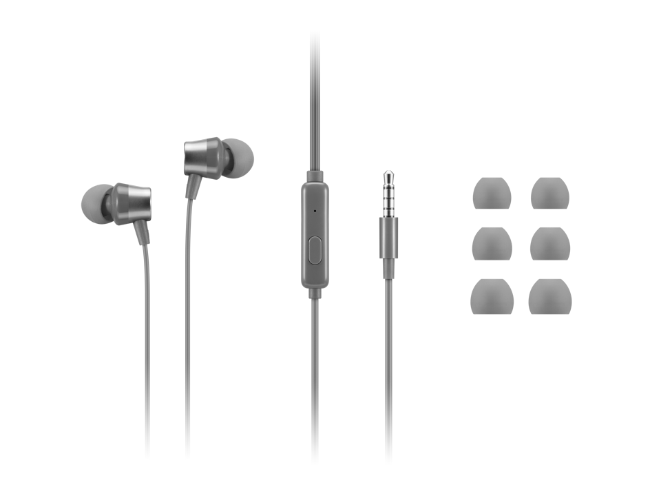 Audífonos Lenovo 110 In-Ear Color Gris