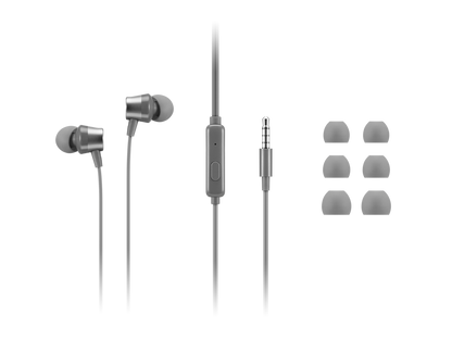 Audífonos Lenovo 110 In-Ear Color Gris