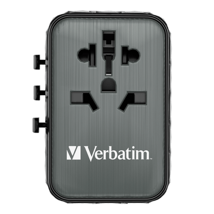 Adaptador Verbatim Universal de viaje UTA-05 GaN III 65 W