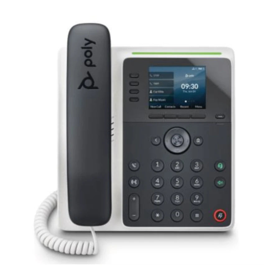 Poly Telefono IP Edge E220 y habilitado para PoE