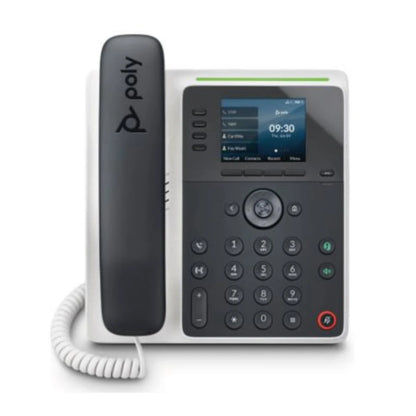 Poly Telefono IP Edge E220 y habilitado para PoE