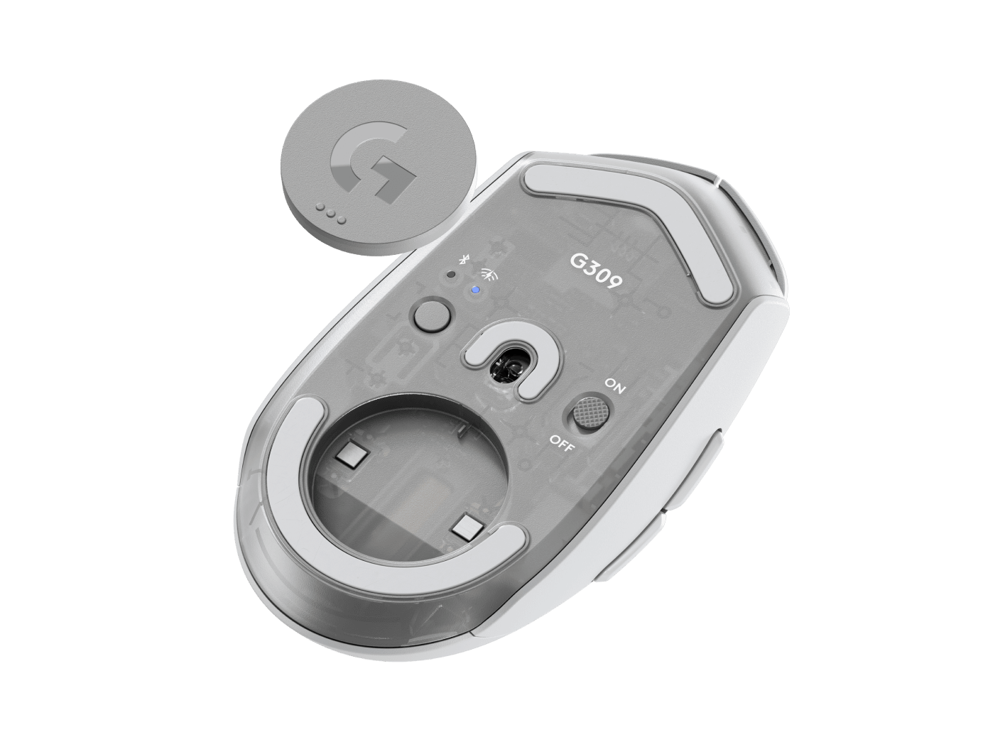 Mouse Logitech G309 LighSpeed Blanco Inalambrico