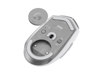 Mouse Logitech G309 LighSpeed Blanco Inalambrico
