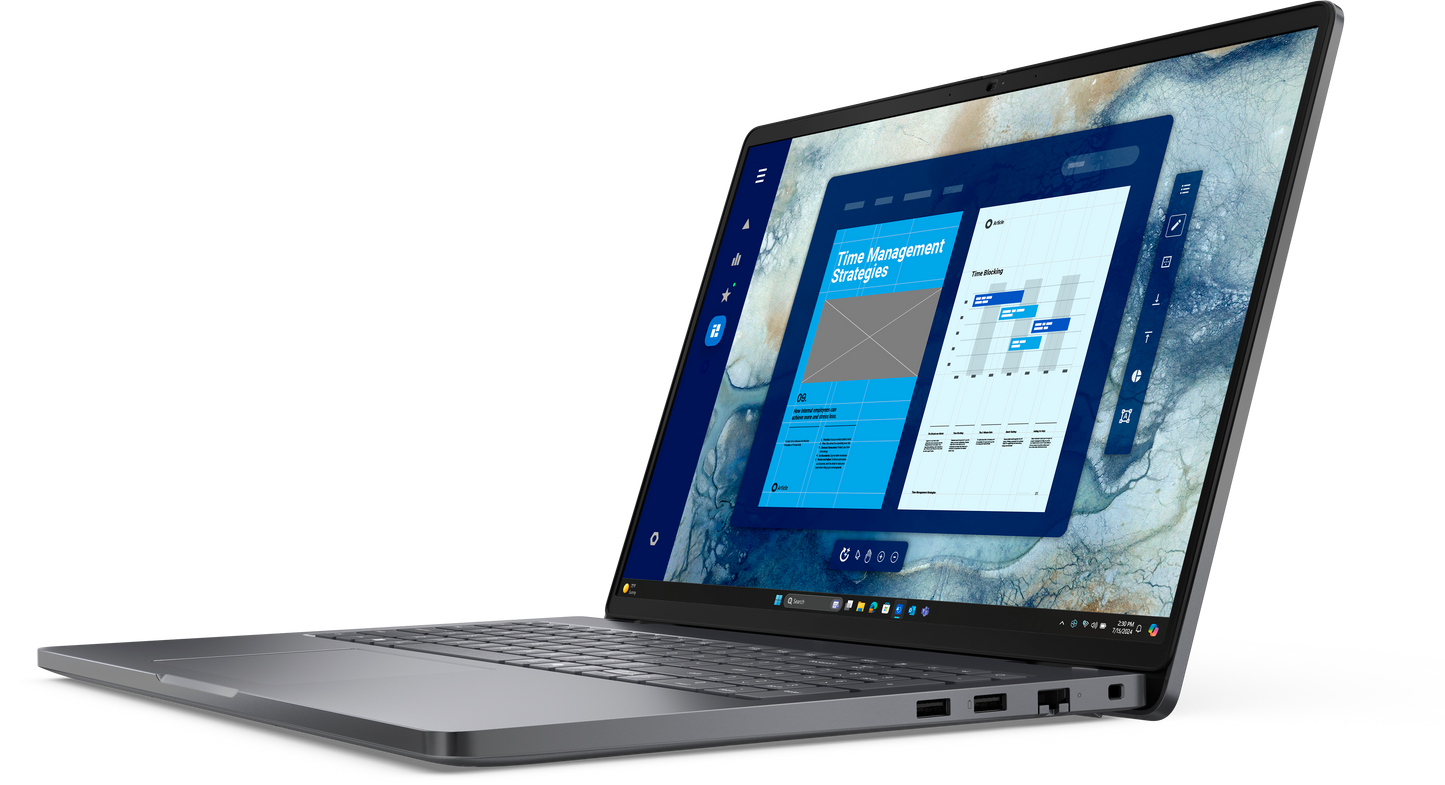 LAPTOP DELL PRO 16 INTEL CORE 5-120U  RAM 16GB 512 SSD W11 PRO 1 AÑO BASICO