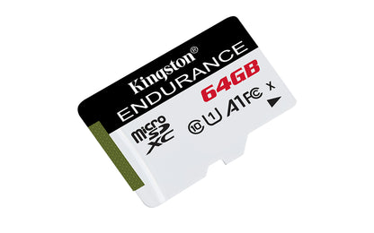 Memoria MicroSD Kingston High-Endurance 64 GB 95R/45W C10 A1 UHS-I