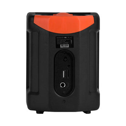 MINI BAFLE VORAGO KSP-180 NEGRO 3" 10WATTS RMS / RECARGABLE / TWS BT 4HRS CARGA USB TIPO C