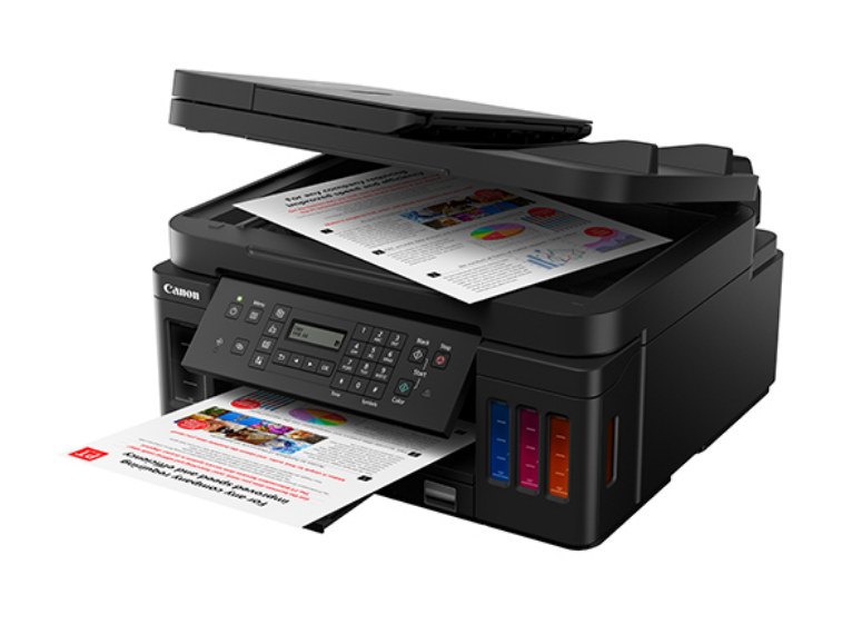 Multifuncional Canon Pixma G7010 Color Tinta Continua 4 en 1 Wi-Fi/ADF/Ethernet/Wireless direct