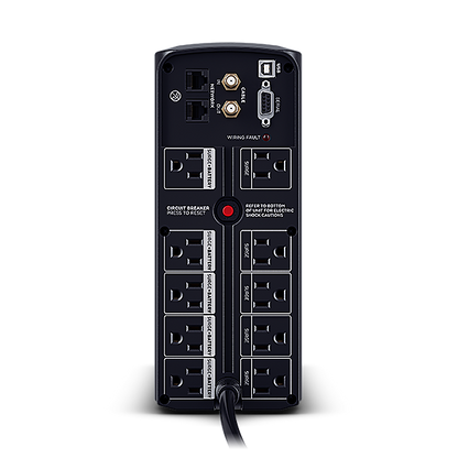 UPS CYBERPOWER 850VA 510W LCD REGULADOR VOLTAJE 9 CONT