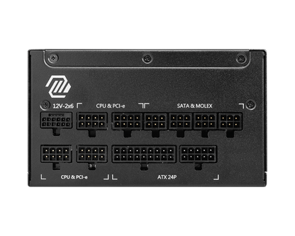 Fuente de Poder 1250W MSI MAG A1250GL PCIE5 80 PLUS Gold ATX Modular 24-pin ATX 135mm