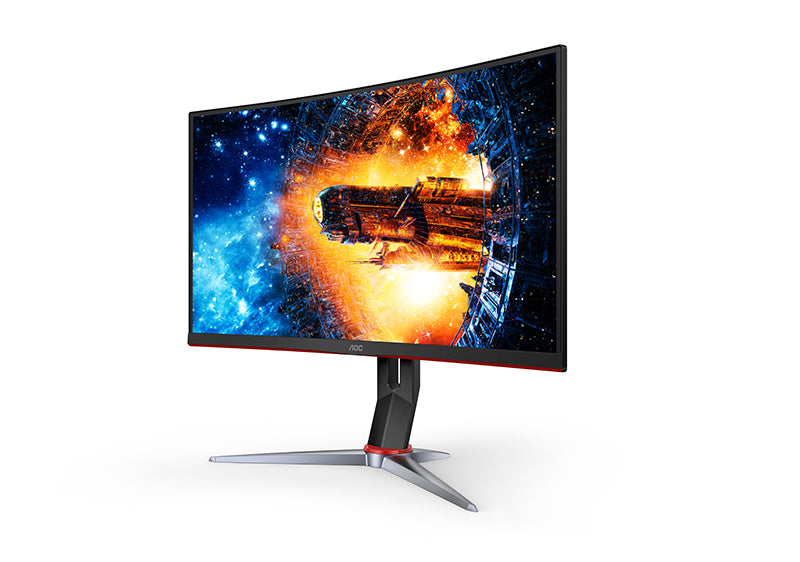 Monitor AOC 23.8" Gaming Curvo IPS 1920x1080 165Hz 1ms Freesync HDMI DisPort HDR Mode