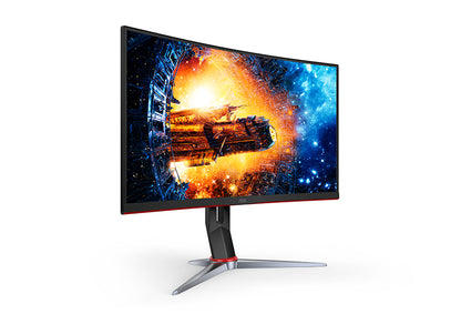 Monitor AOC 23.8" Gaming Curvo IPS 1920x1080 165Hz 1ms Freesync HDMI DisPort HDR Mode