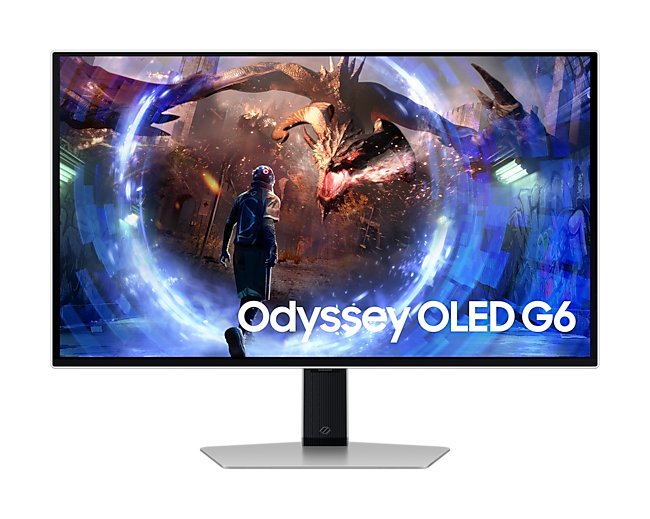 Monitor Samsung 27" Odyssey OLED G6 360 Hz Plata