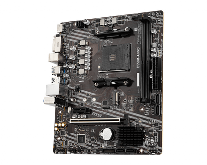 Tarjeta Madre MSI B550M-A PRO Micro-ATX Socket AM4 AMD B550 64GB DDR4 HDMI para AMD