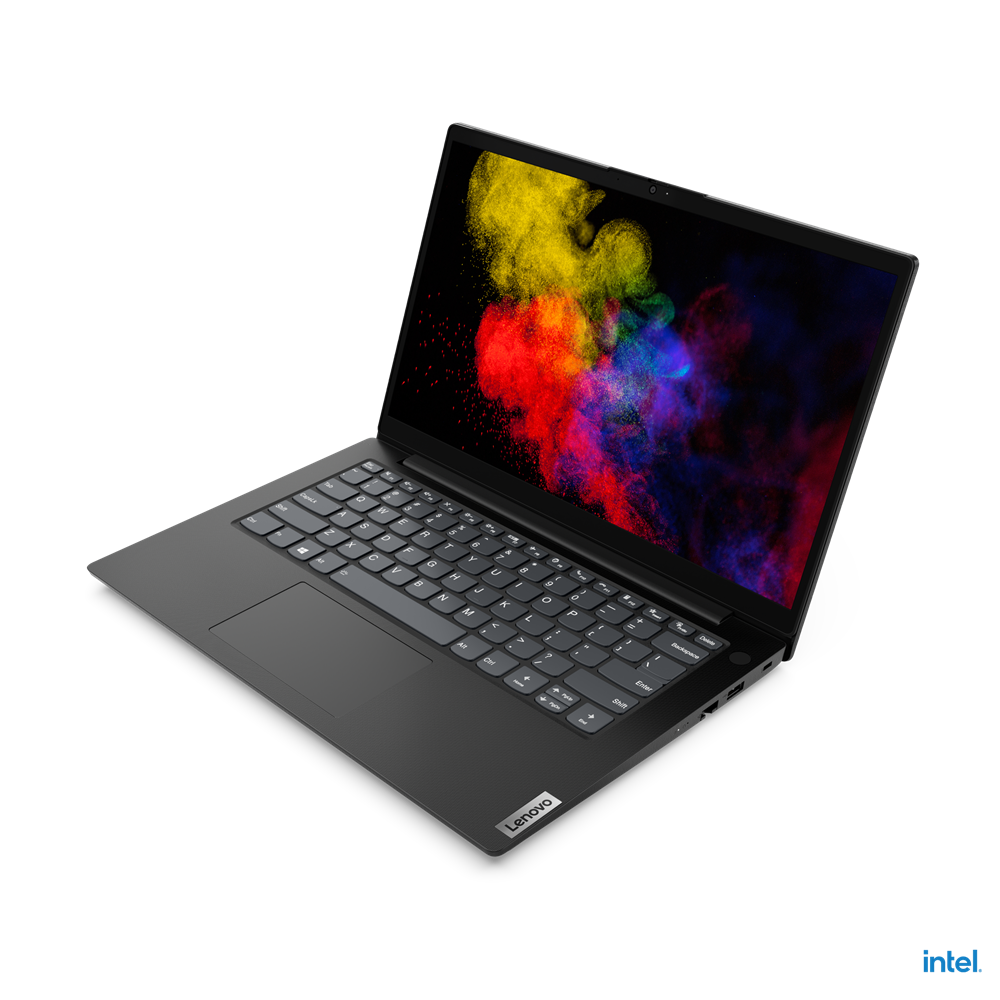 Laptop Lenovo V14 G2 IJL 14" Intel Celeron N4500 Disco duro 128 GB SSD Ram 4 GB Windows 11 Home Color Negro