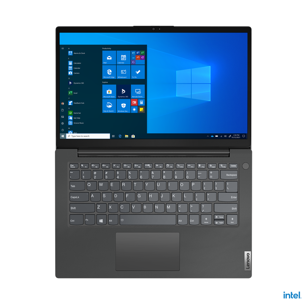 Laptop Lenovo V14 G2 IJL 14" Intel Celeron N4500 Disco duro 128 GB SSD Ram 4 GB Windows 11 Home Color Negro
