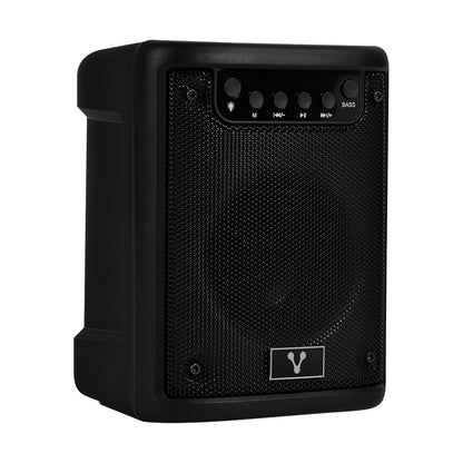 MINI BAFLE VORAGO KSP-180 NEGRO 3" 10WATTS RMS / RECARGABLE / TWS BT 4HRS CARGA USB TIPO C