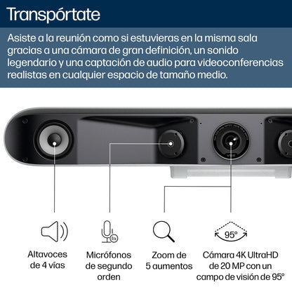 Barra de Video Poly Studio V52 USB